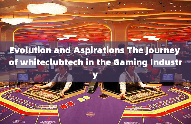 Evolution and Aspirations The Journey of whiteclubtech in the Gaming Industry